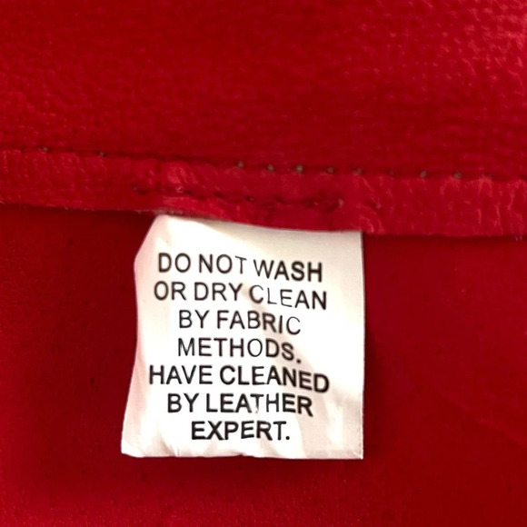 Vintage Di Vita Women’s Red Soft Suede Jacket Y2k Size 4 - Picture 9 of 11